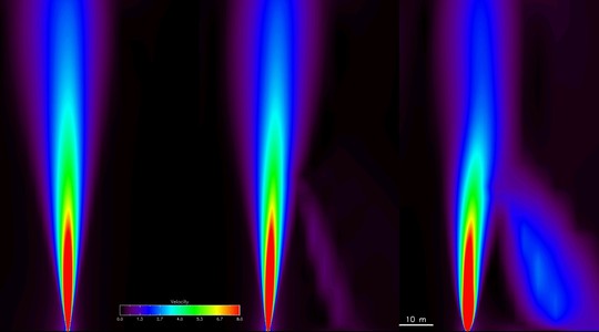 Dusty-gas jet simulations