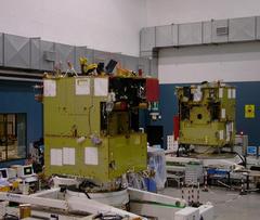 Rosetta spacecraft with DFMS sensor
