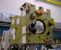 DFMS sensor integrated at spacecraft